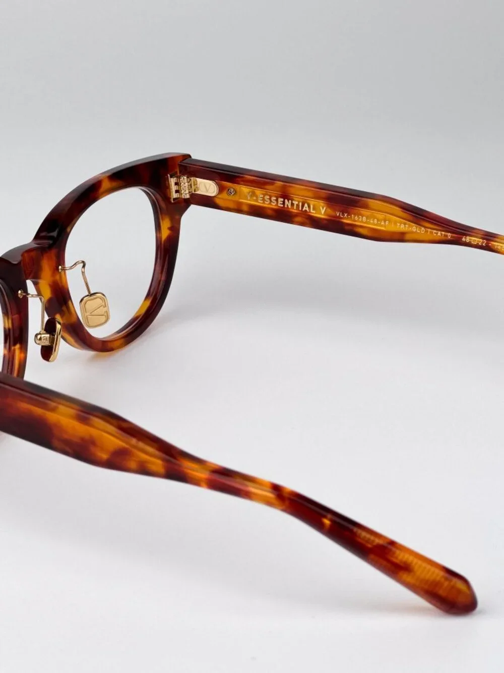 Valentino V-ESSENTIAL-V VLX-163 B-AF Square Eyeglasses – Havana (Unisex)